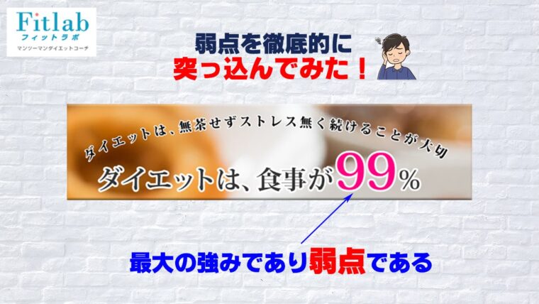 フィットラボの弱点